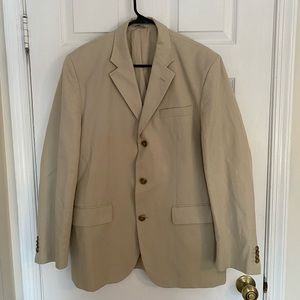 Banana Republic tan suit